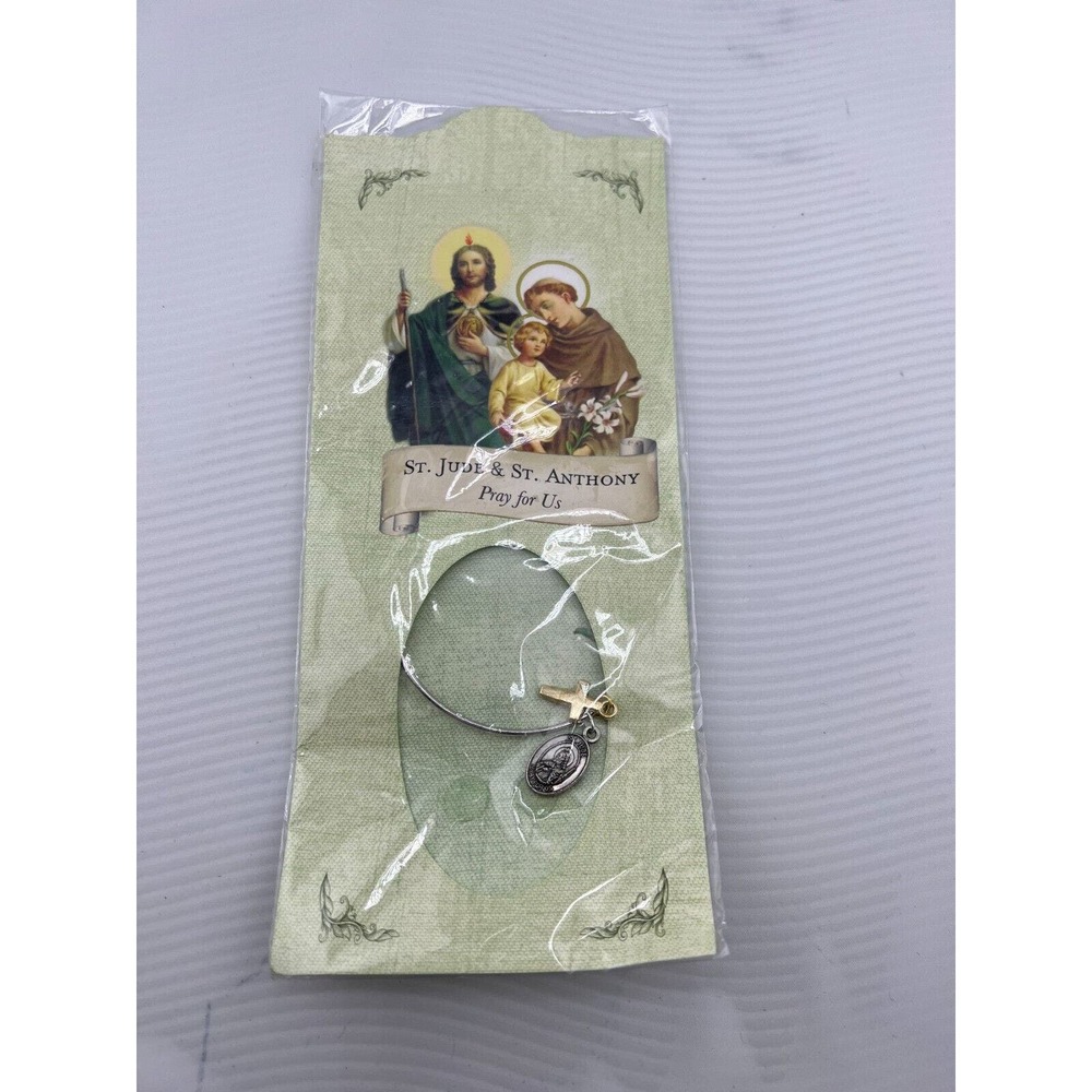 St Jude And St Anthony Pray For Us Bracelet‎